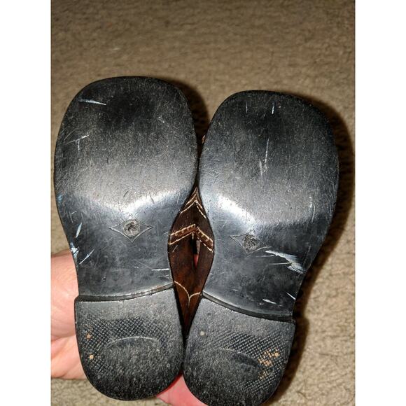 Tiny Tred toddler Boy Sz. 5 Classic Brown Lace Dress Shoe. Adorable - Picture 9 of 9